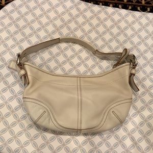 Coach Off white purse handbag authentic